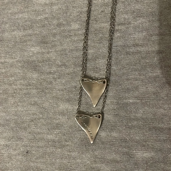“Fearless” set of 2 shark tooth sterling silver necklaces by Soul Peaces on Etsy - Picture 1 of 8